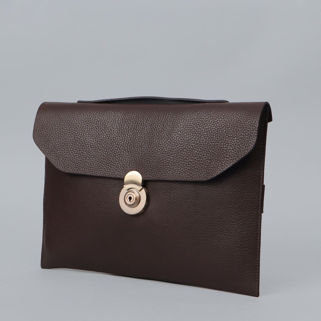 Havana Leather Laptop Folio