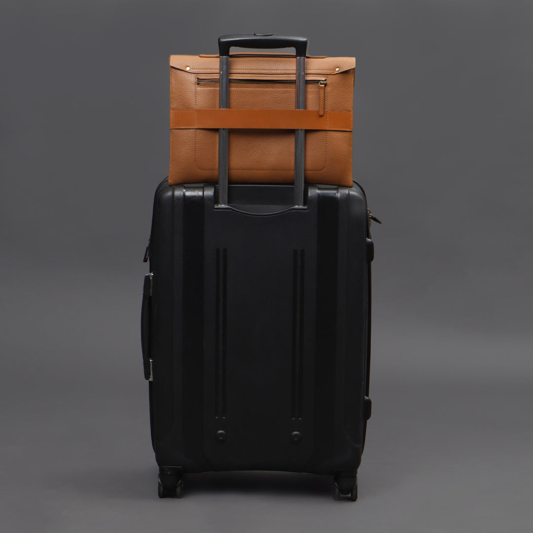 Havana Leather Laptop Folio