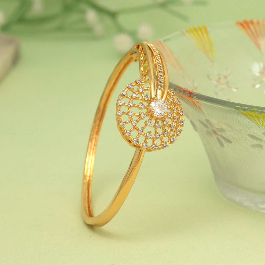 White Color American Diamond Bracelet