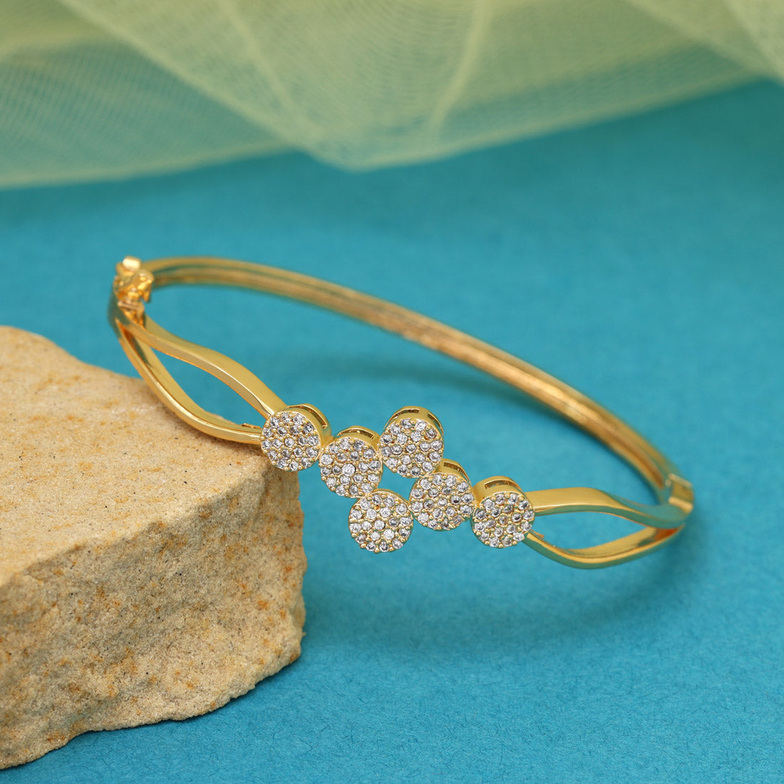 White Color American Diamond Bracelet