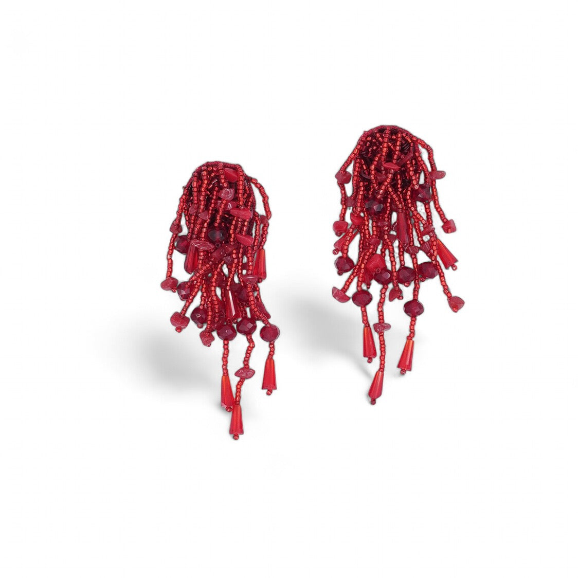 Helen Earrings - Red