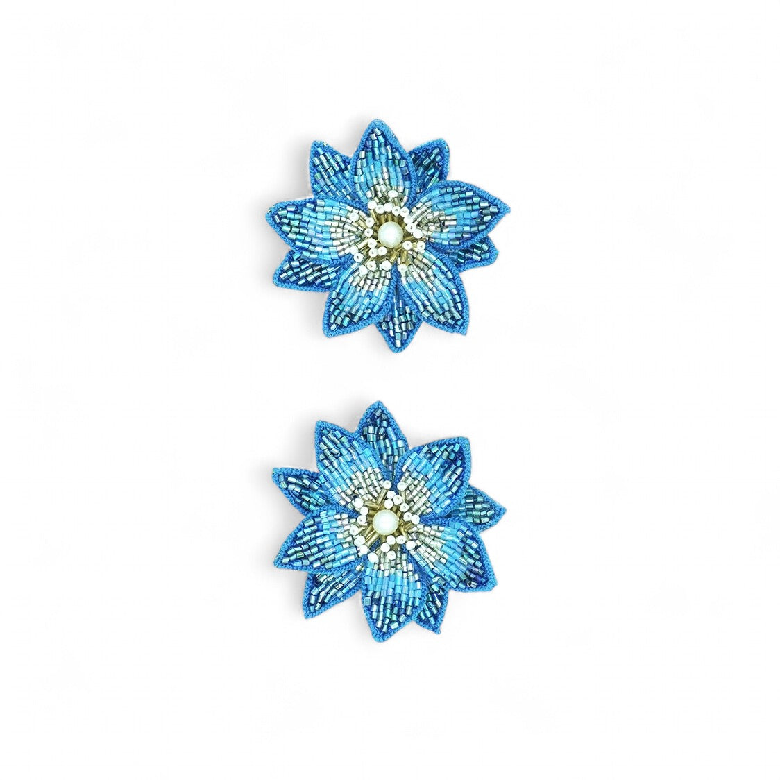 Eternal Bloom Earrings - Blue