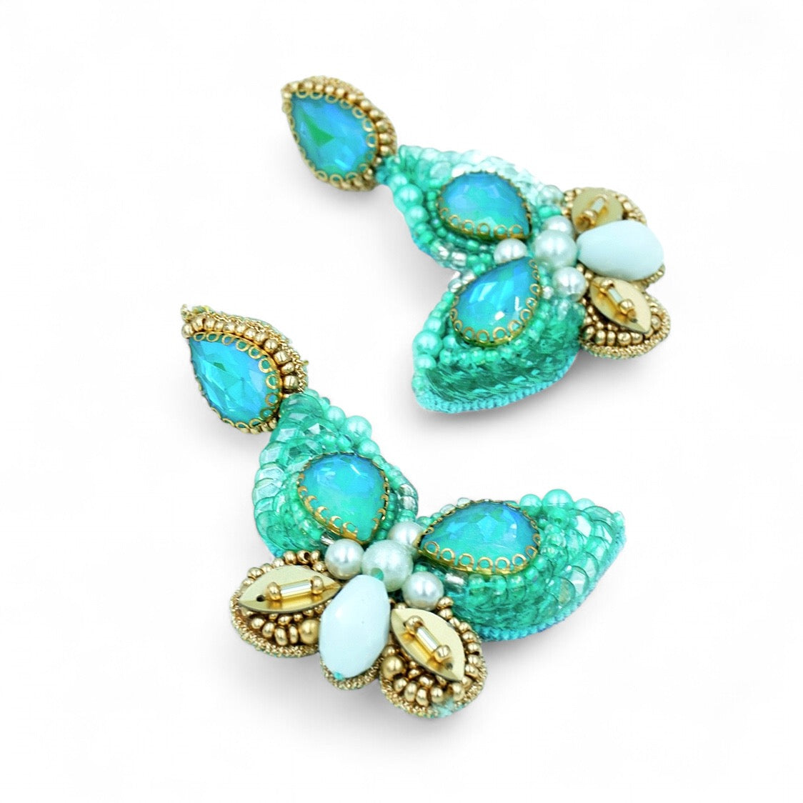Mariposa Earrings - Blue
