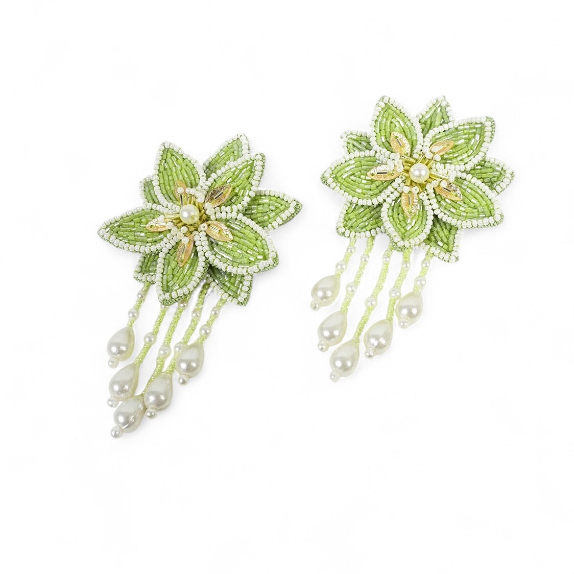 Angelica Earrings - Green
