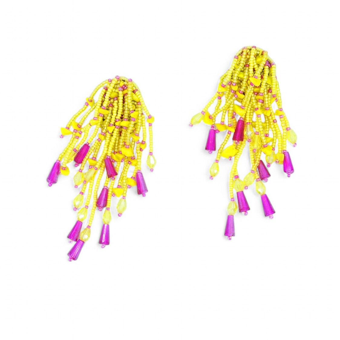 Helen Earrings - Yellow