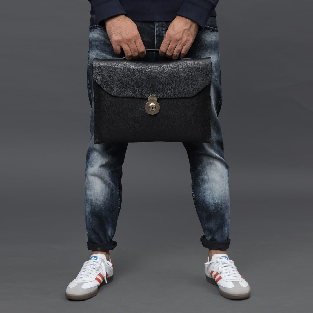 Havana Leather Laptop Folio