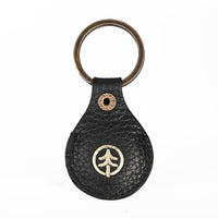 Air Tag Leather Key Ring