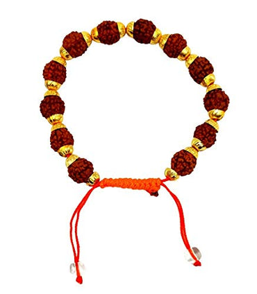 Rudraksh + Dhaga Bracelet