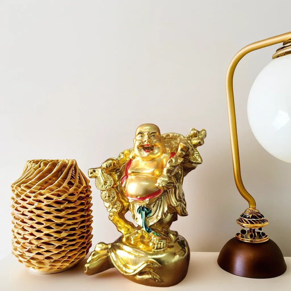 Standing Gold Platted Buddha