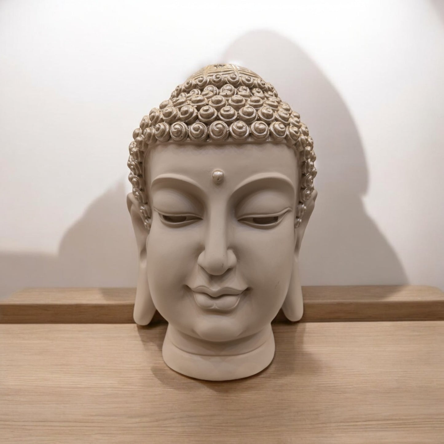 Big Silver Buddha face