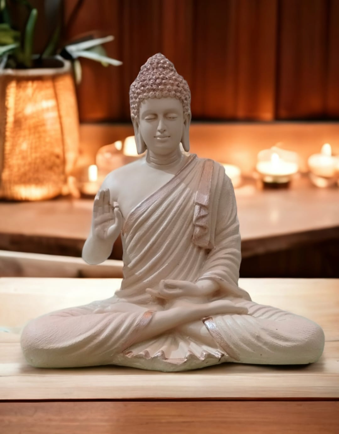 Cream Buddha