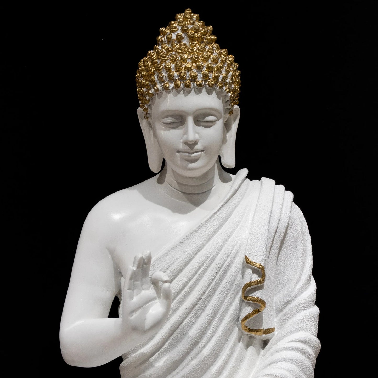 White Golden Buddha
