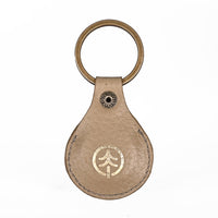 Air Tag Leather Key Ring