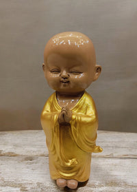 Namastay monk golden