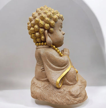 Smiling Buddha Big (Brown)