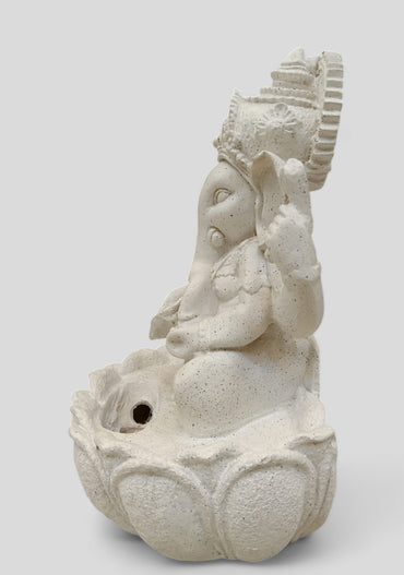 Ganesh Fountain White