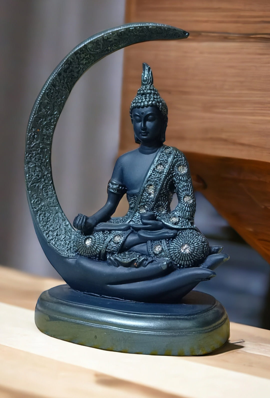 Moon Buddha Blue