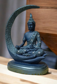 Moon Buddha Blue