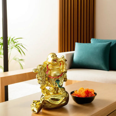 Standing Gold Platted Buddha