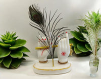 White Krishna Hand