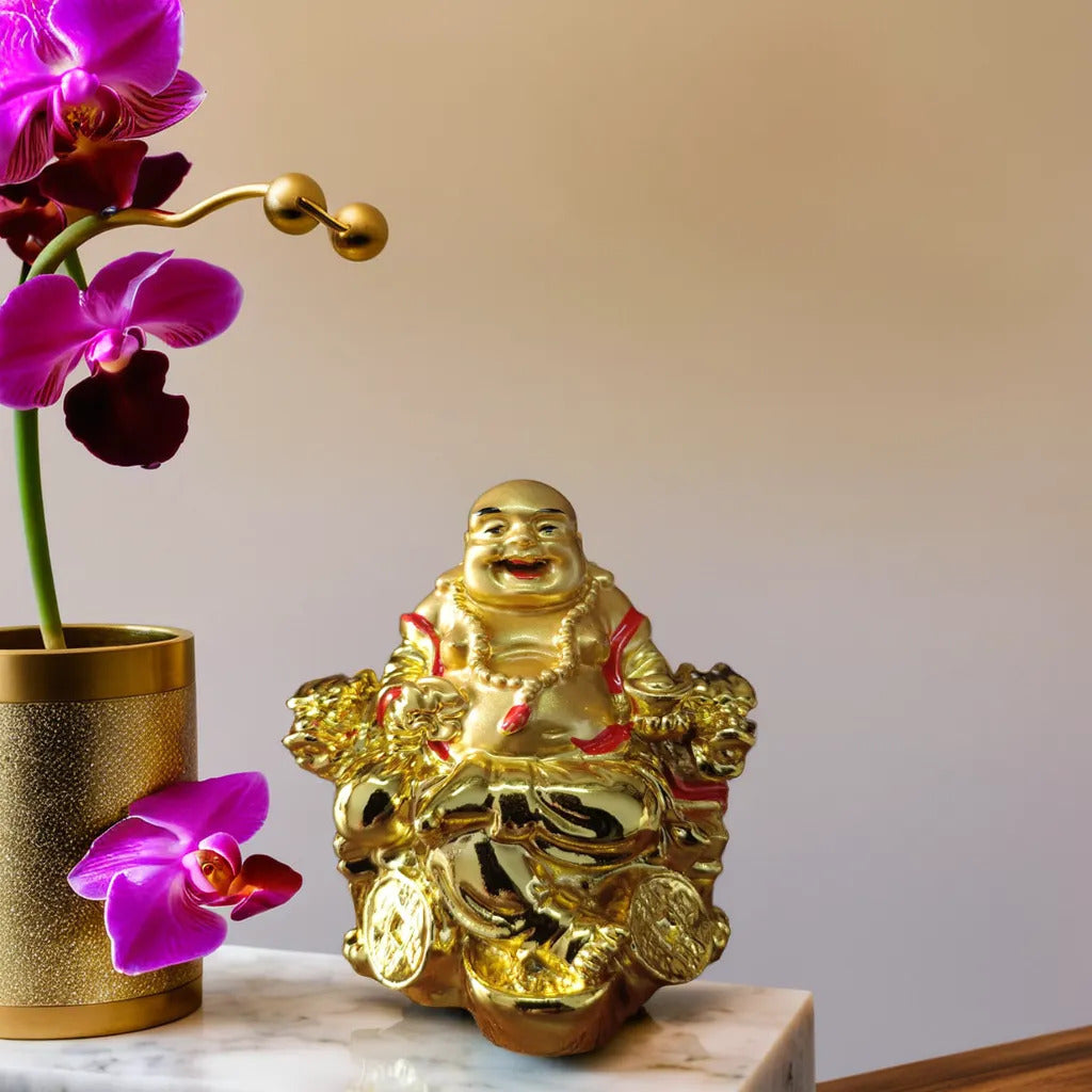 Sitting Gold Plated Buddha