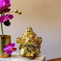 Sitting Gold Plated Buddha