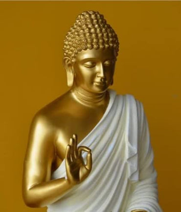 Golden White Buddha