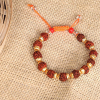 Rudraksh + Dhaga Bracelet