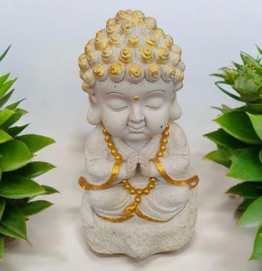 Smiling Buddha Big (White)