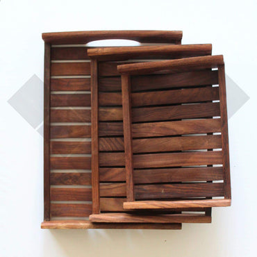 Tray set Wooden