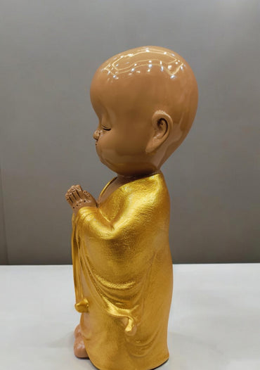 Namastay monk golden