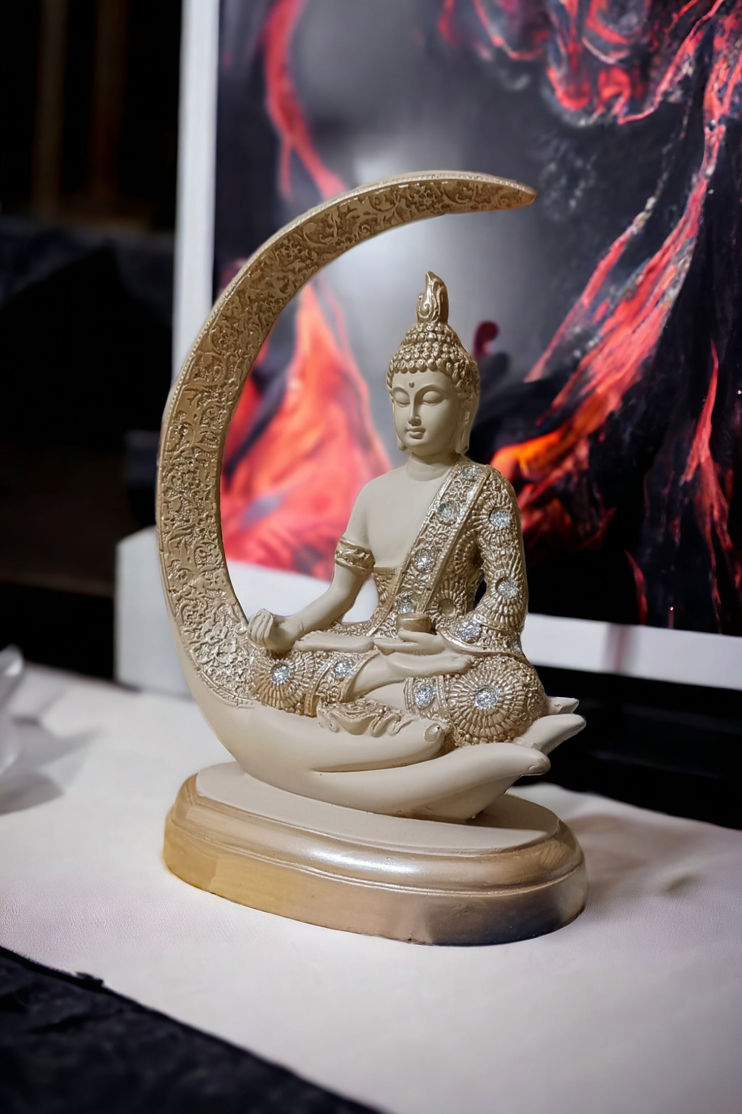 Moon Buddha Grey