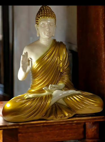 White Golden Buddha