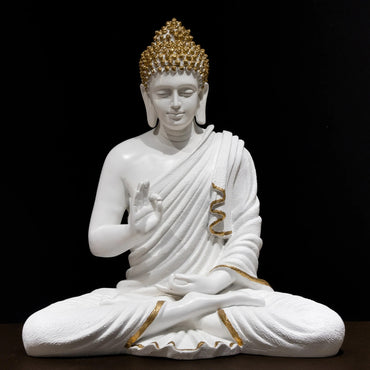 White Golden Buddha