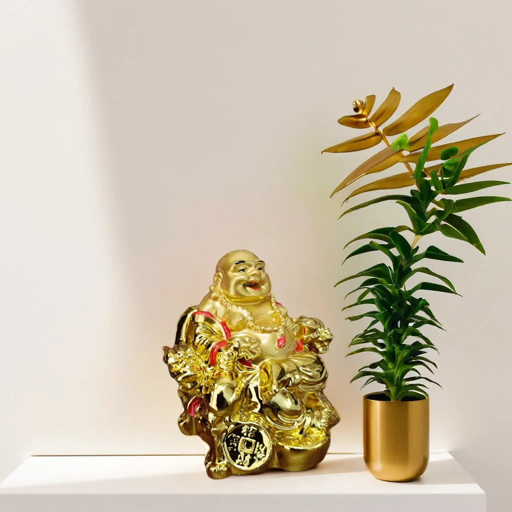 Sitting Gold Plated Buddha