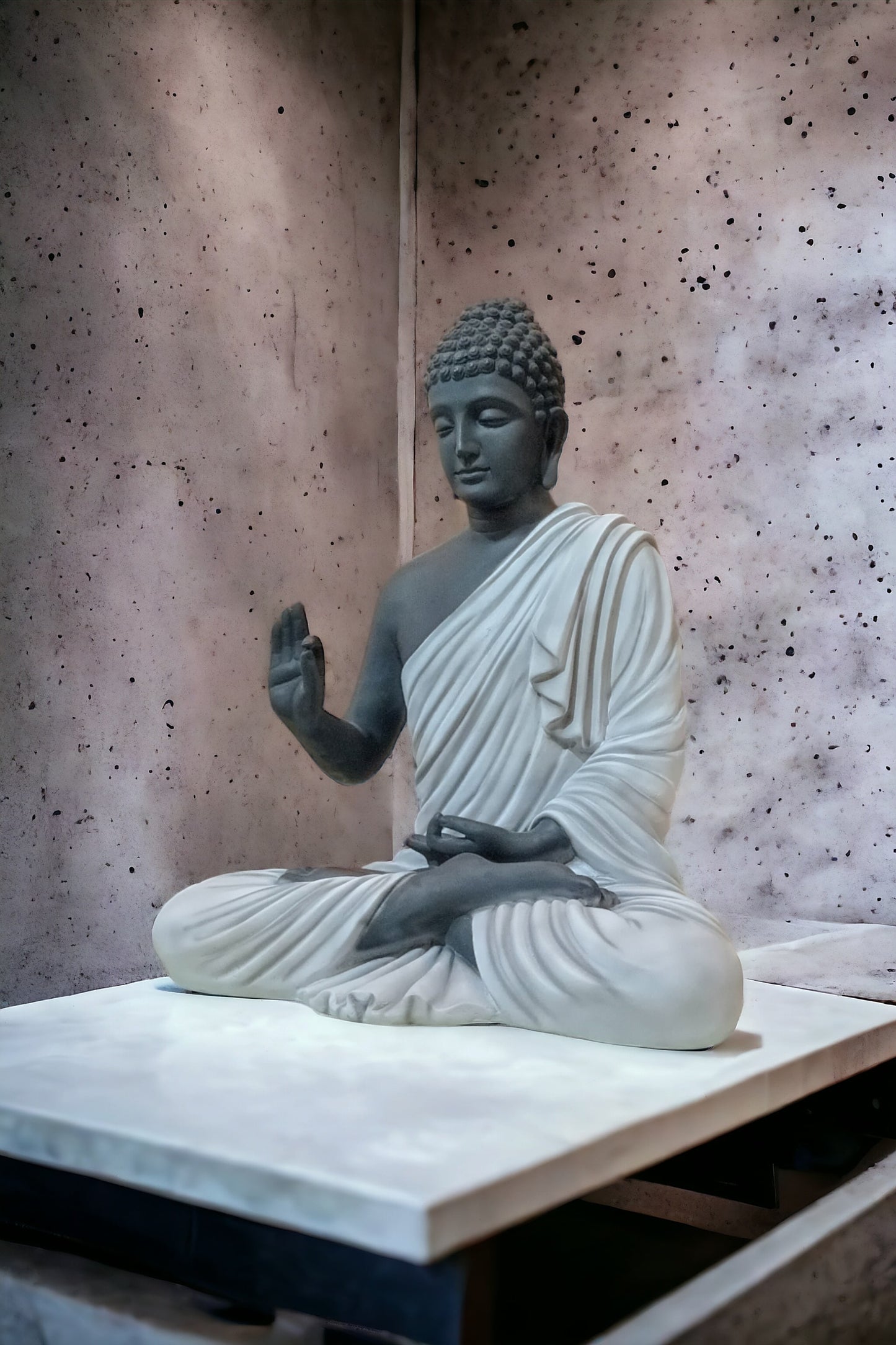 White Black Buddha