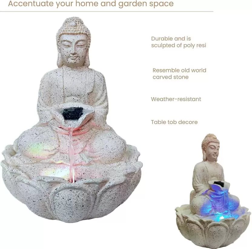 White Buddha Fountain