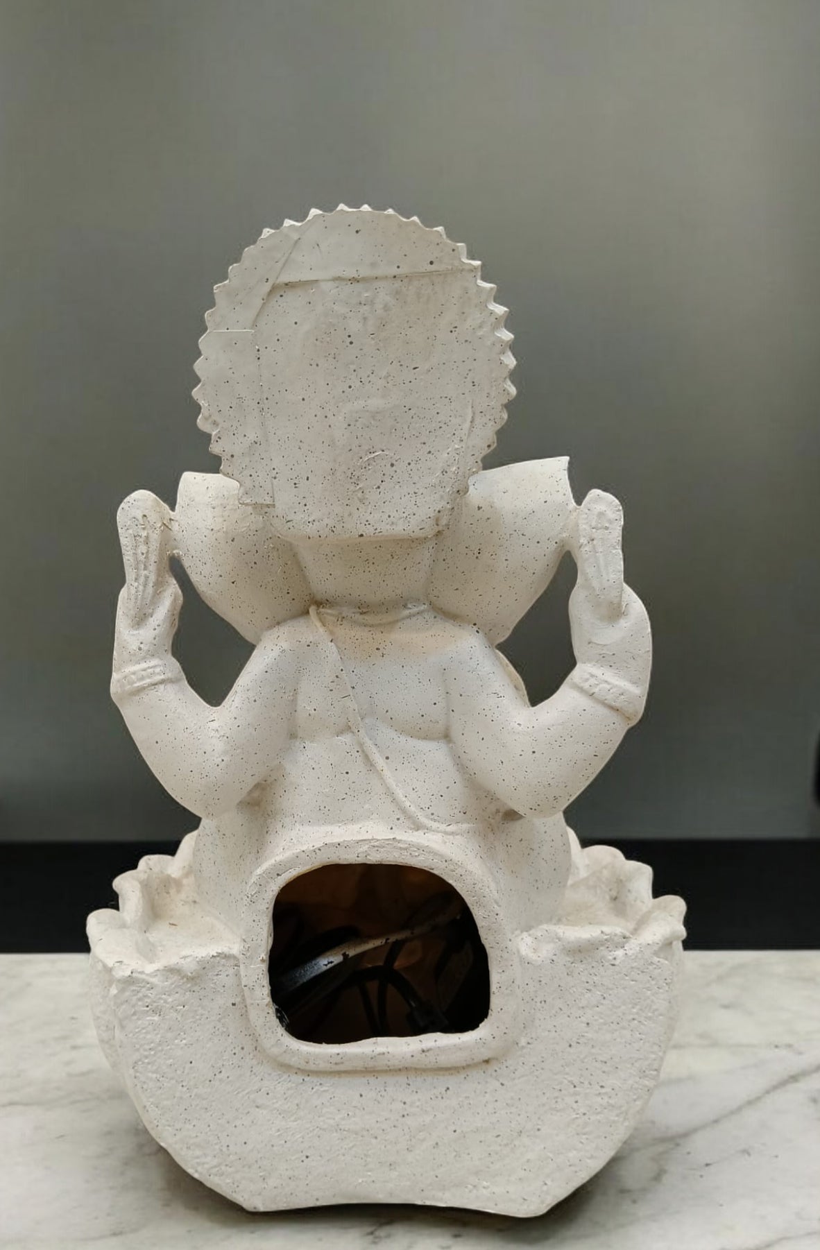Ganesh Fountain White