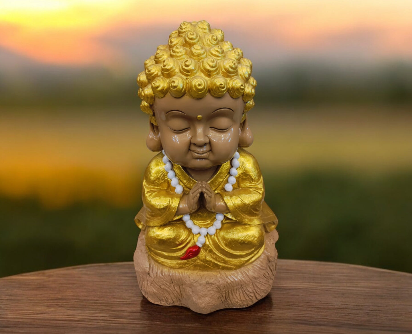 Smiling Buddha Big (Golden)