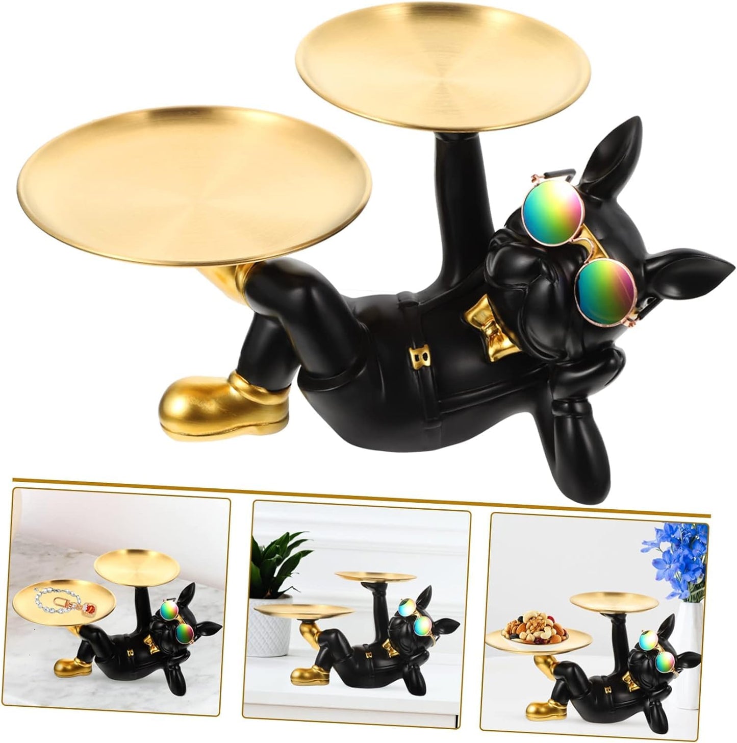 Dog Plate Black