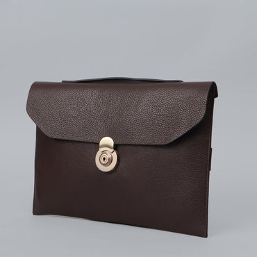 Havana Leather Laptop Folio