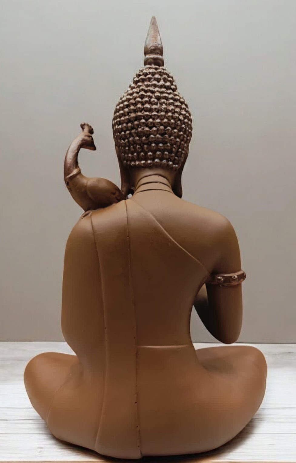 Peacock Buddha (Brown)