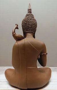 Peacock Buddha (Brown)