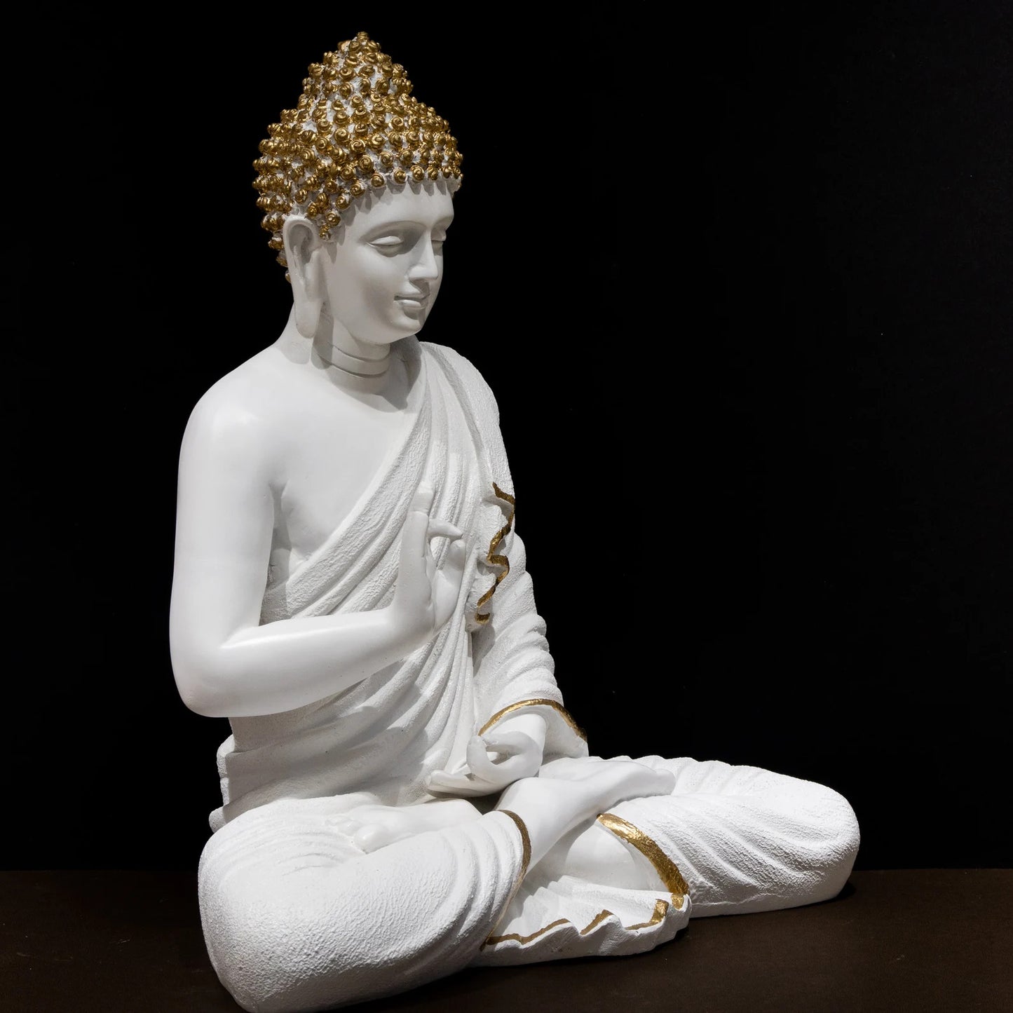 White Golden Buddha