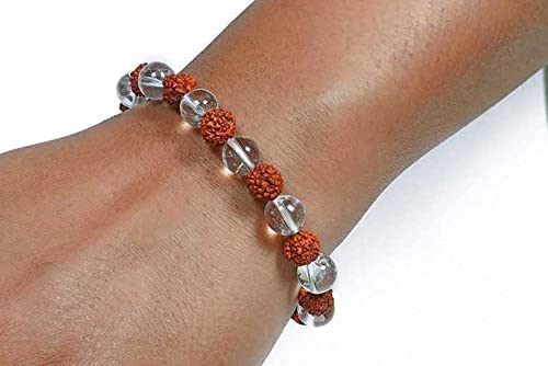 Rudraksha + Gemstone Bracelet