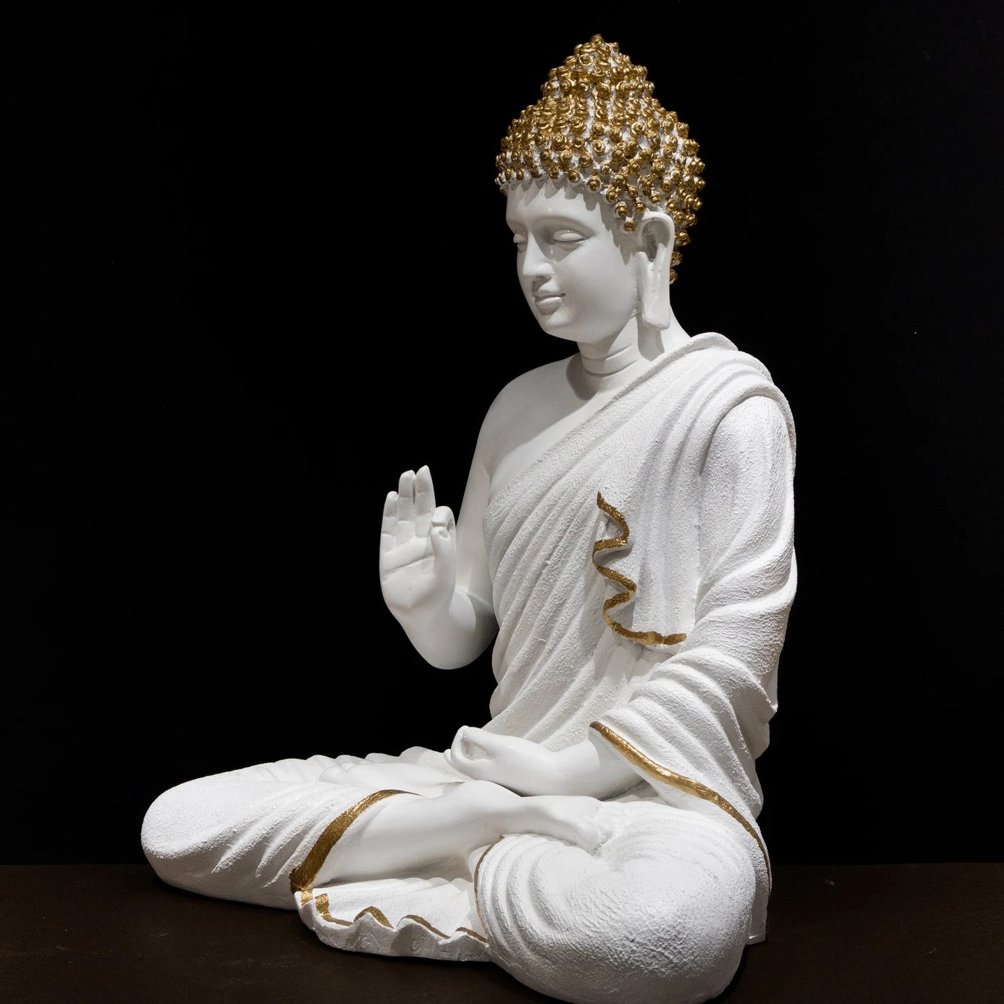 White Golden Buddha