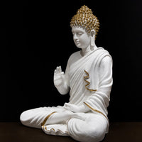 White Golden Buddha