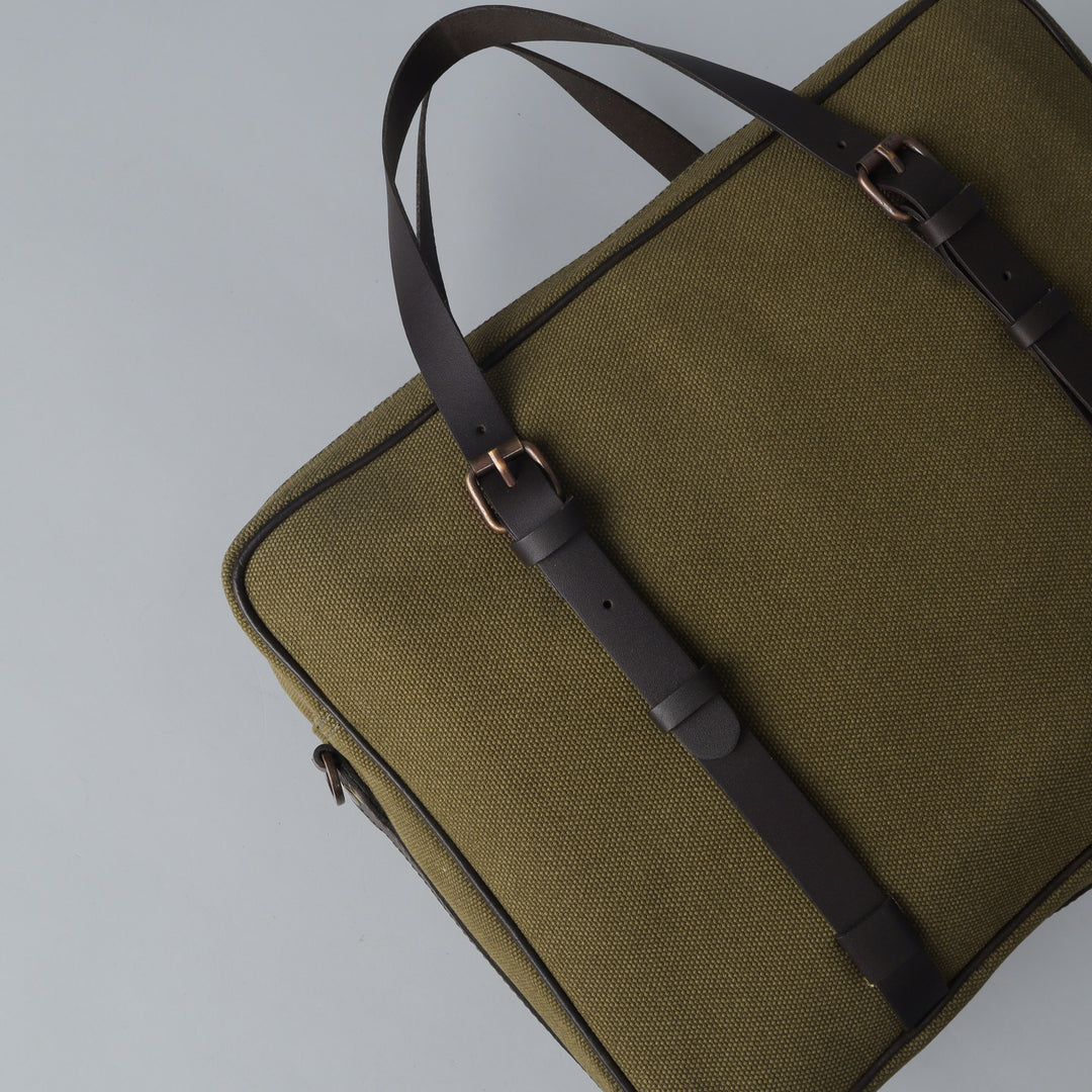 Miami Canvas Briefcase