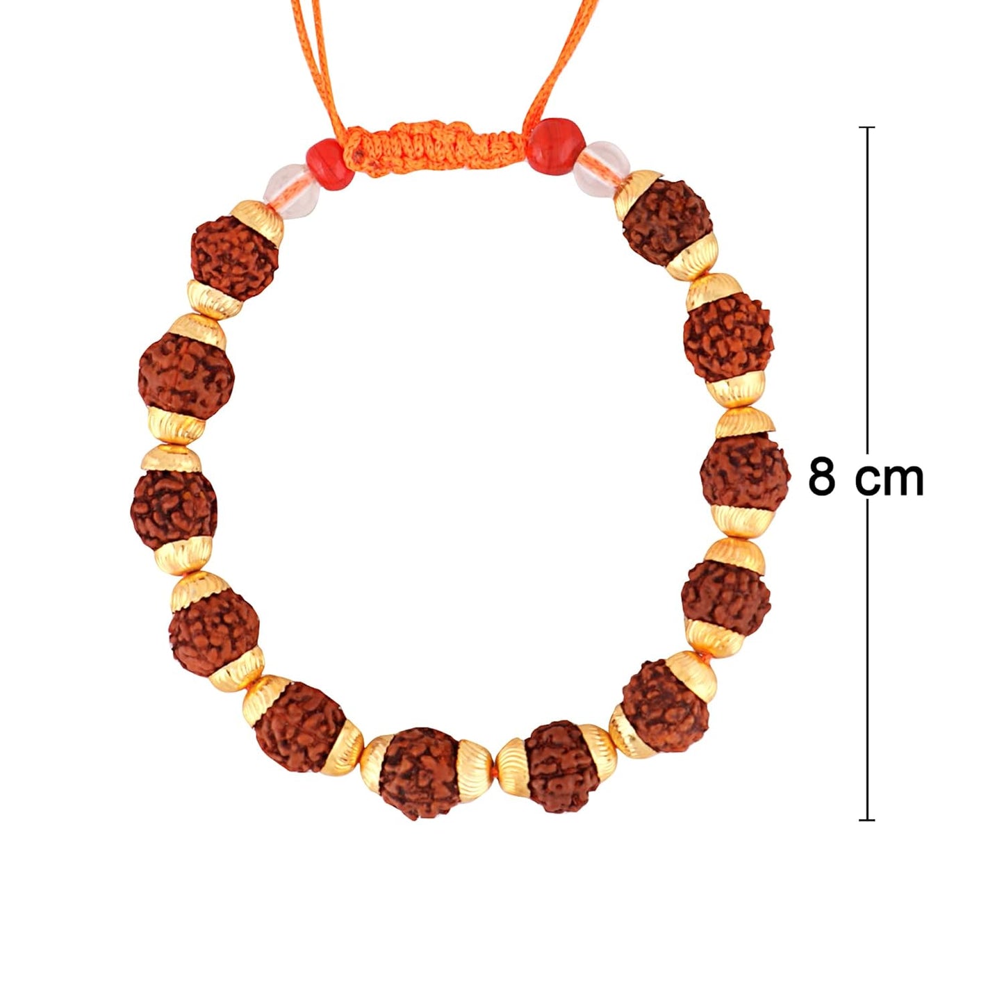 Rudraksh + Dhaga Bracelet