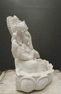 Ganesh Fountain White